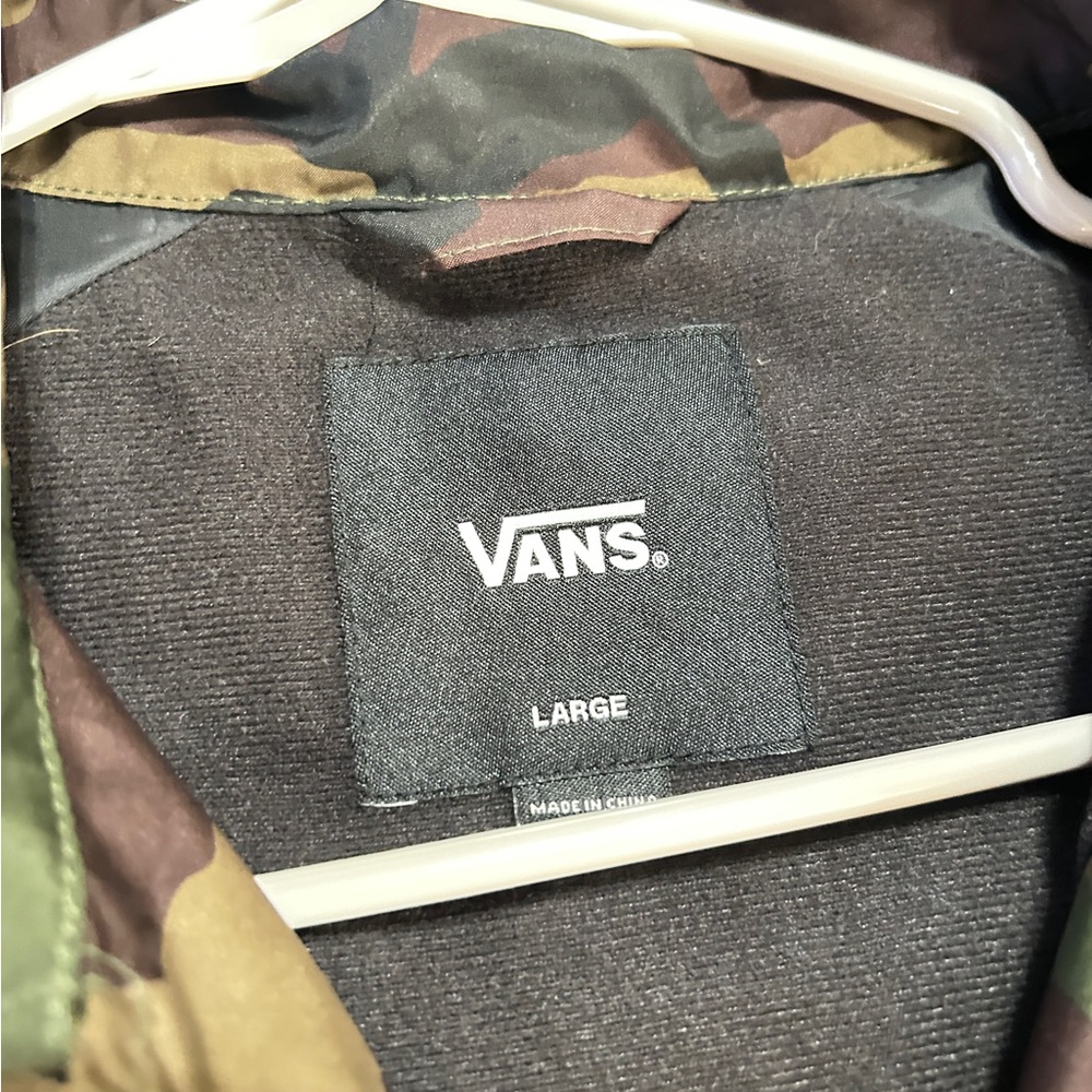 Vans Men's Green and Brown Camouflage Jacket - Picture 6 of 8